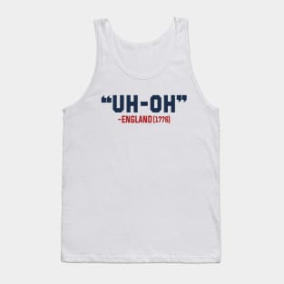 Uh-Oh England (1776) USA Tank Top